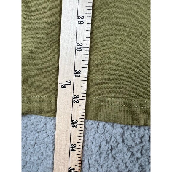 Duluth Trading Shirt Mens XL Olive Green Longtail T Relaxed Fit Cotton - Picture 8 of 12